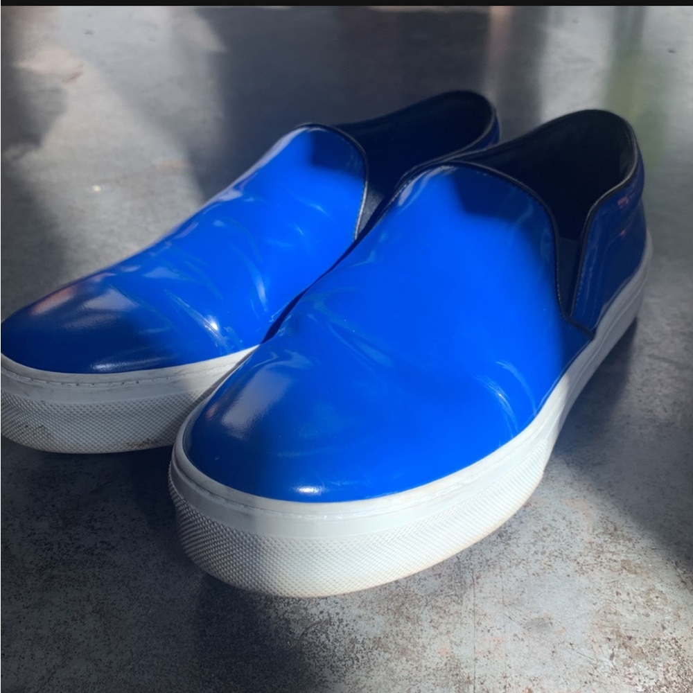 Celine Blue Slip Ons